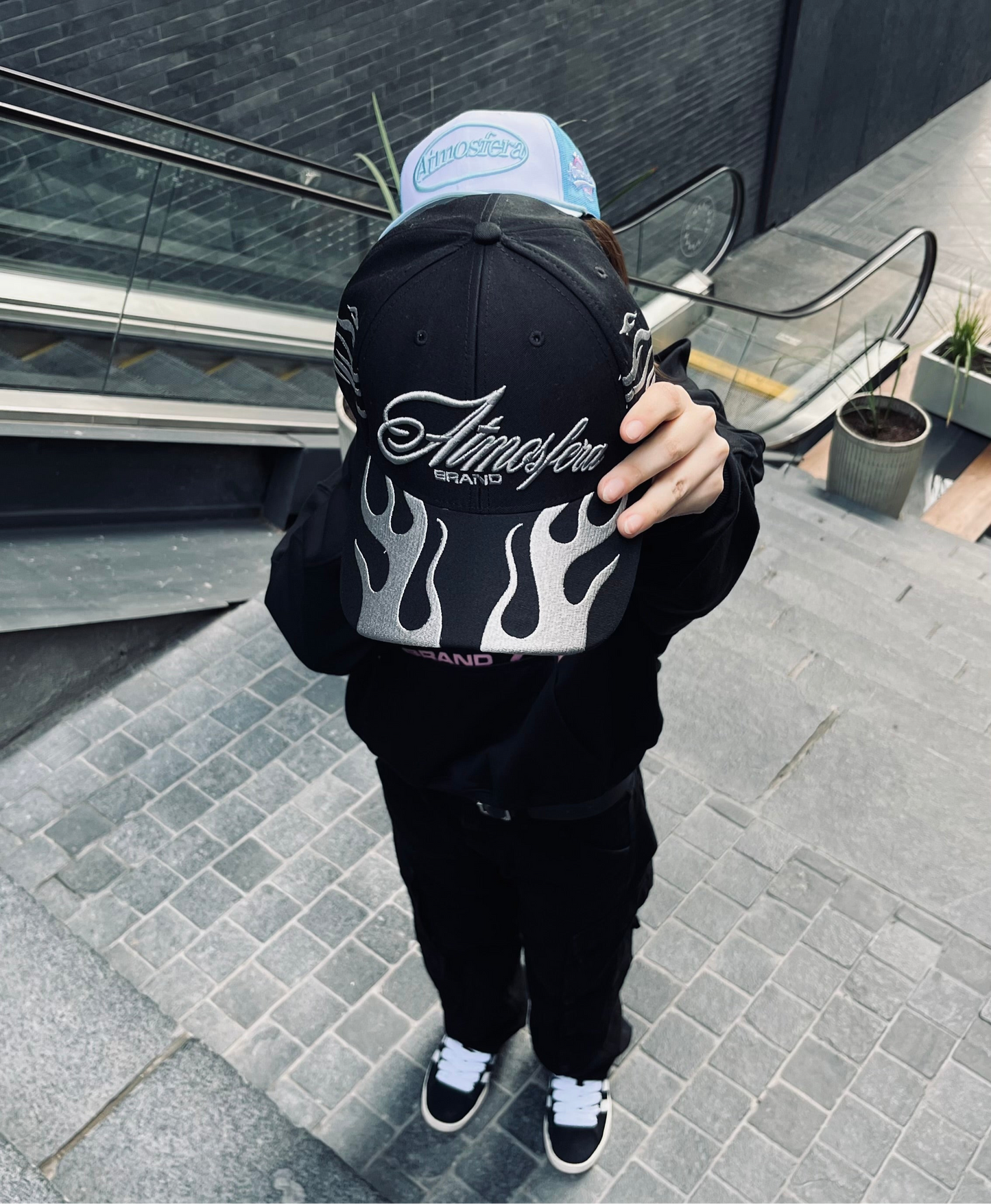 Gorra Atmosfera Flame Negra