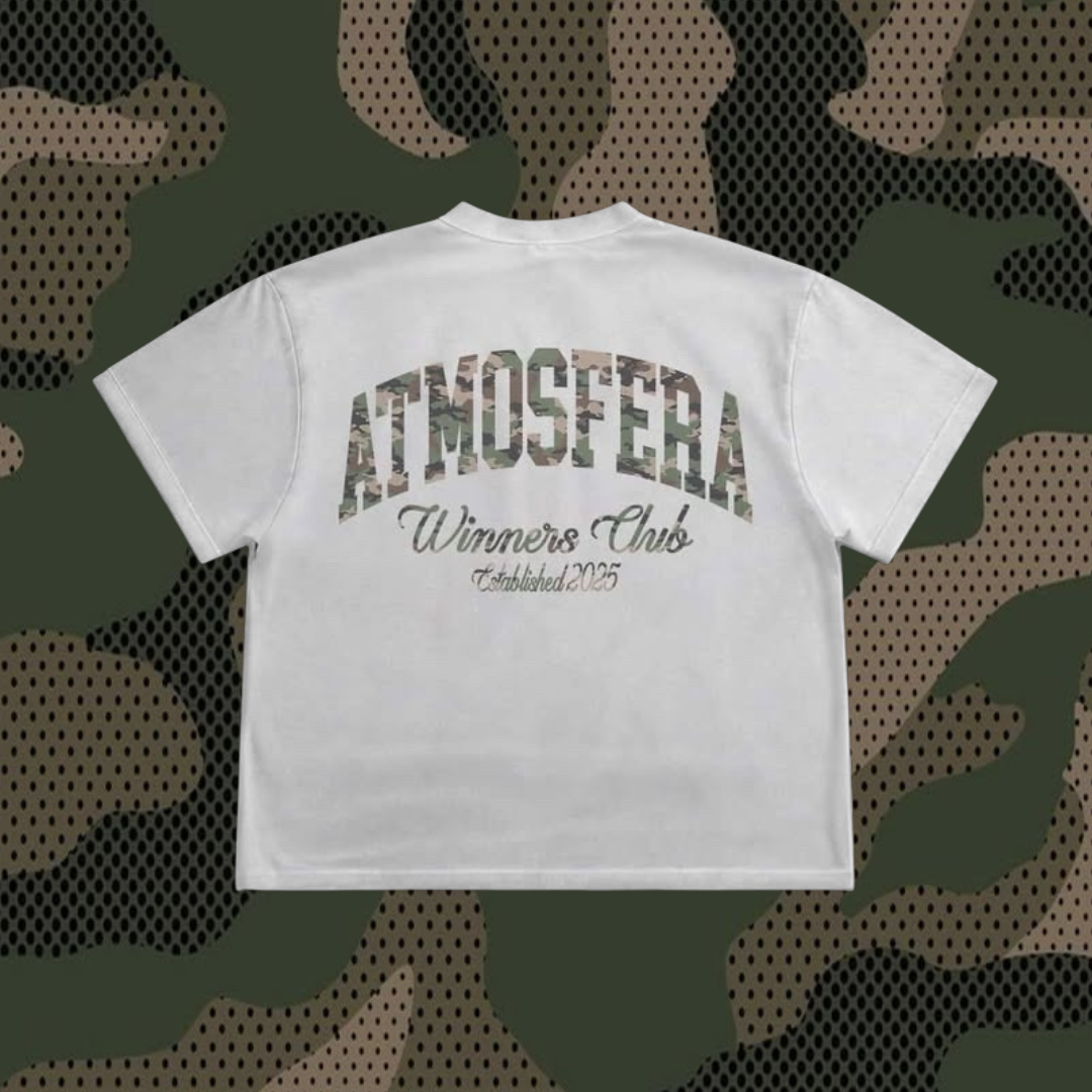Polera Boxy Fit Atmosfera Winners Club blanco
