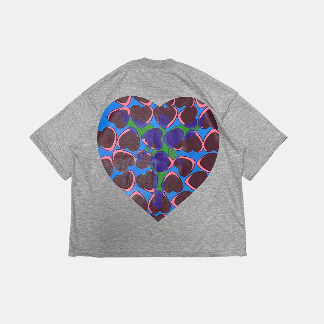 Polera Atmósfera Heart Shaped Gris