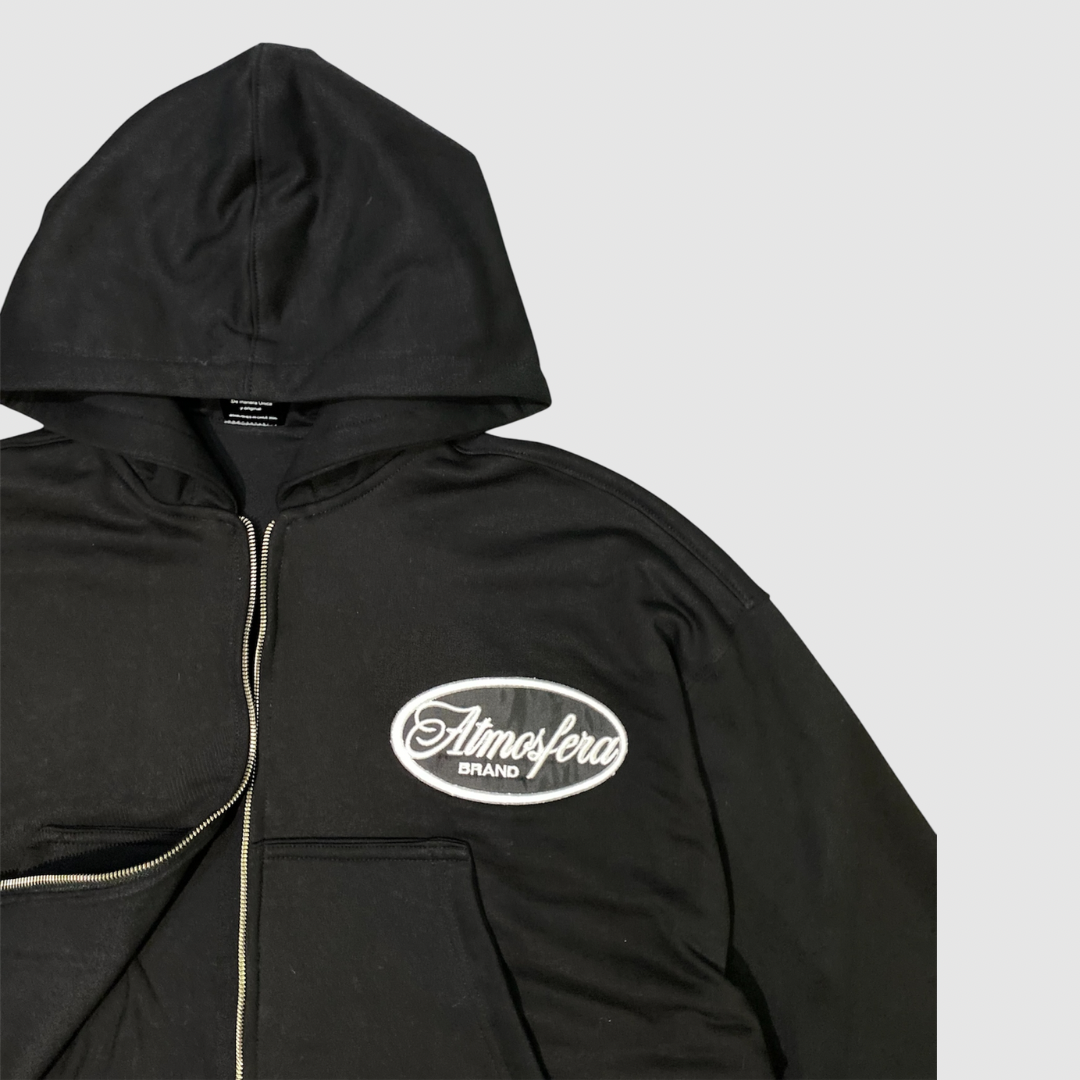 Poleron Zipper Doble capa Atmosfera