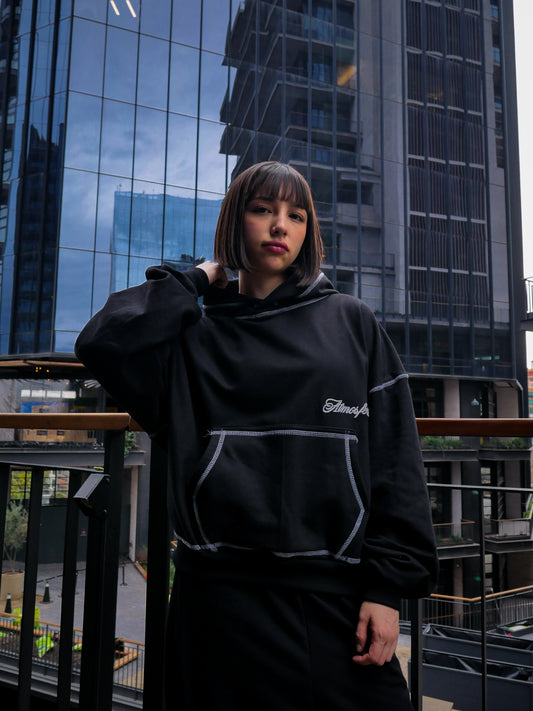 Polerón Atmosfera Nocturne Boxy Fit Negro