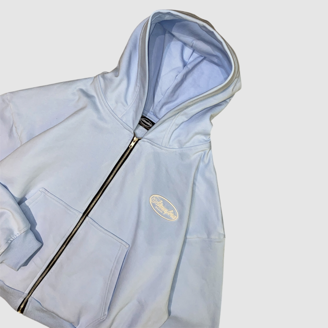 Poleron Zipper Atmosfera Eclipse Celeste