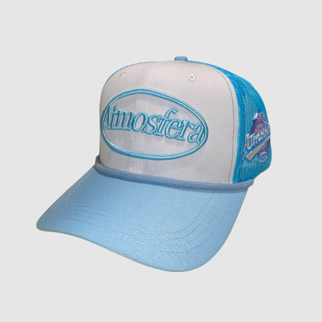 Gorra Atmosfera Celeste con Blanco