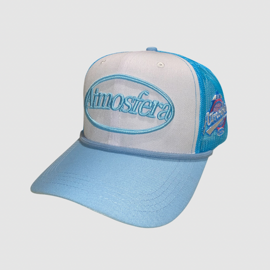Gorra Atmosfera Celeste con Blanco