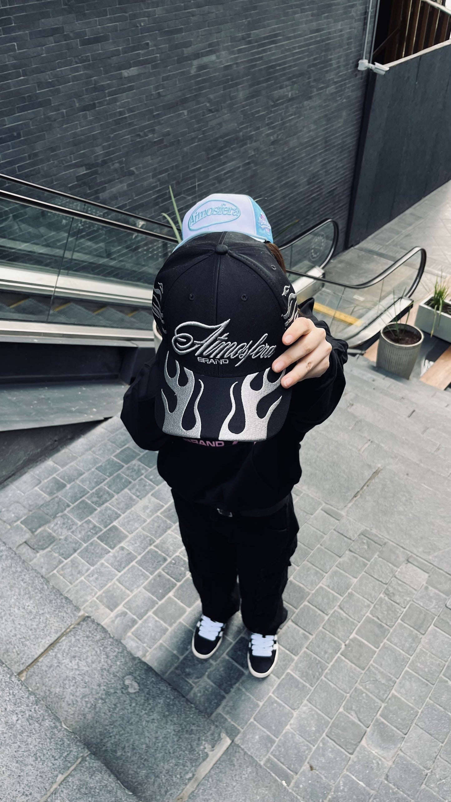 Gorra Atmosfera Flame Negra