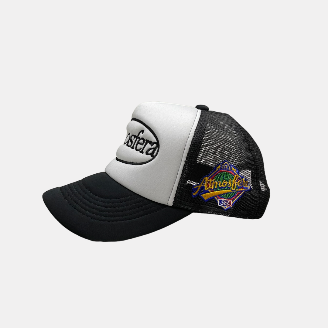 Gorra Atmosfera Eclipse Negra con Blanco