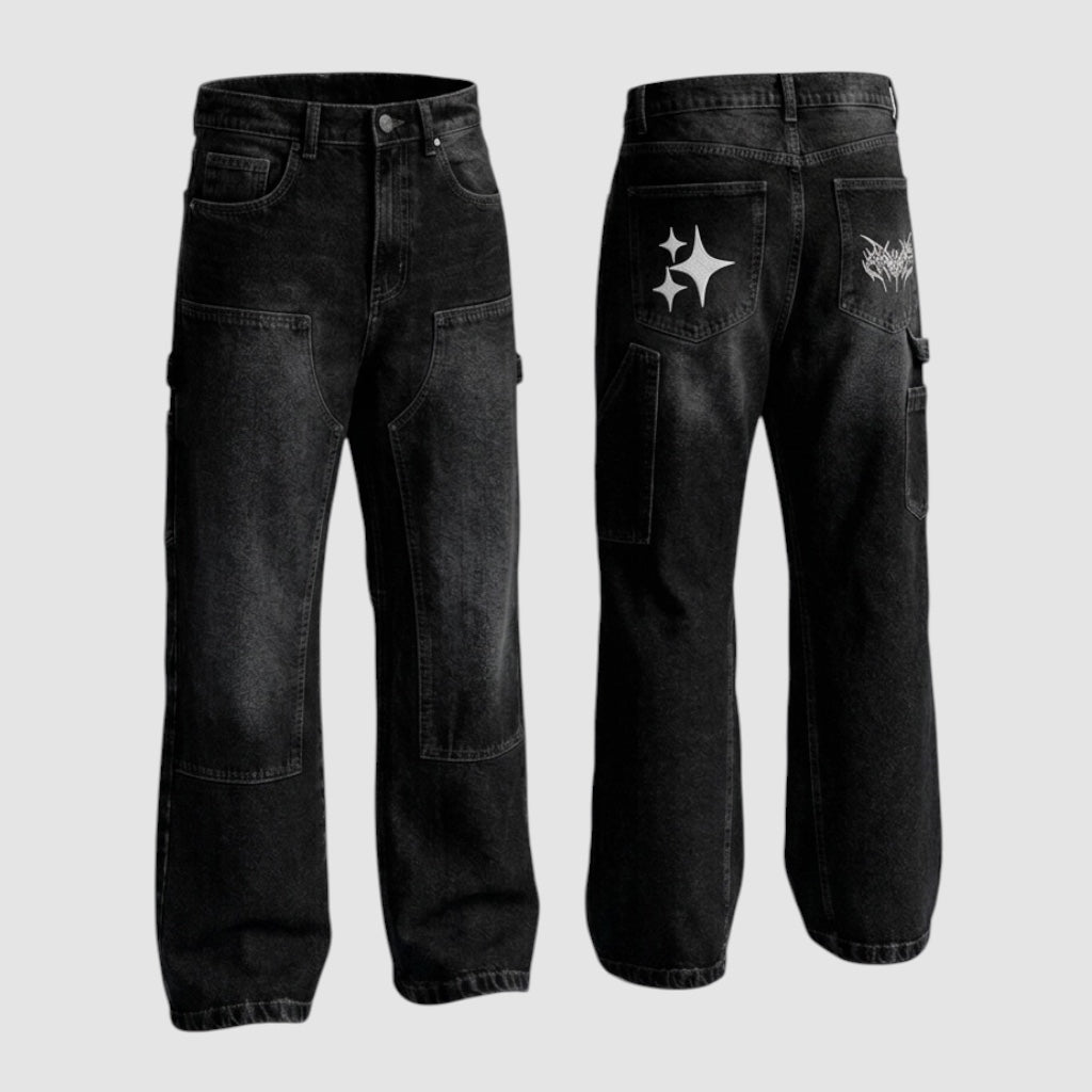 Pantalón Flare Tree Infernó Negro