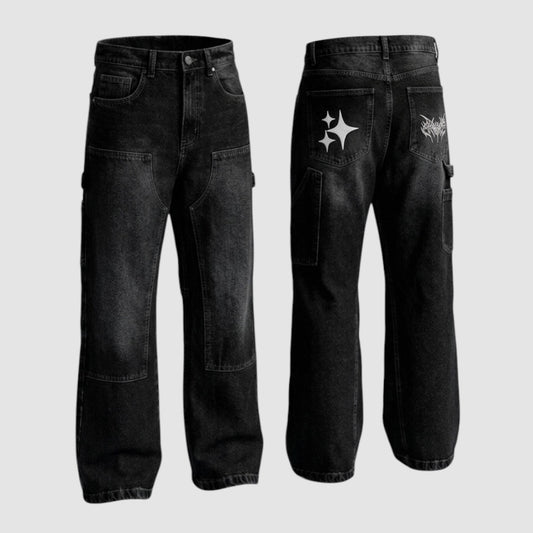Pantalón Flare Tree Infernó Negro