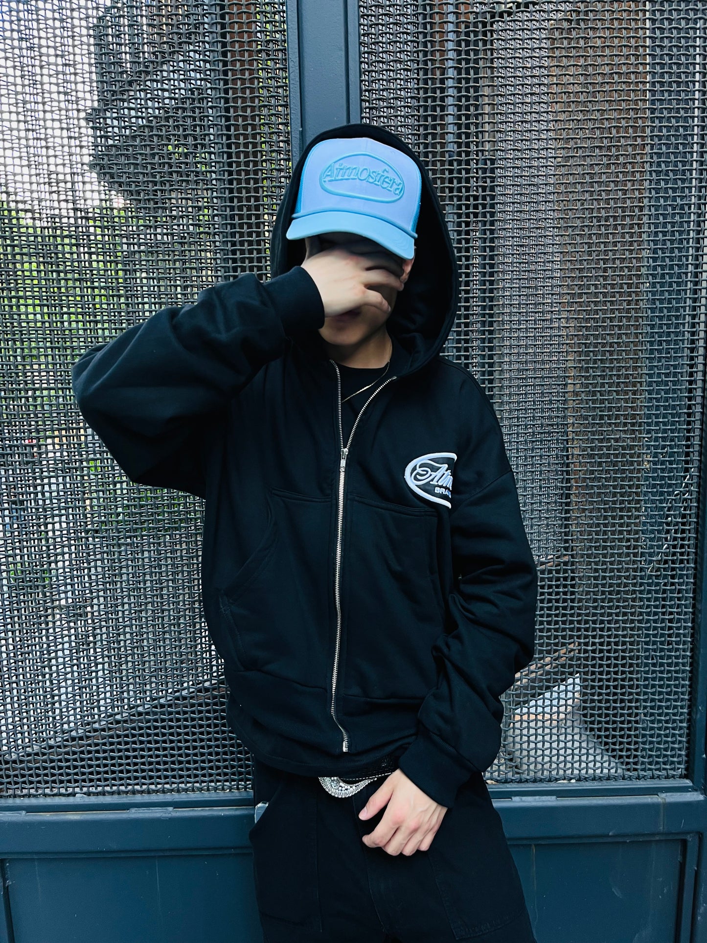 Poleron Zipper Doble capa Atmosfera