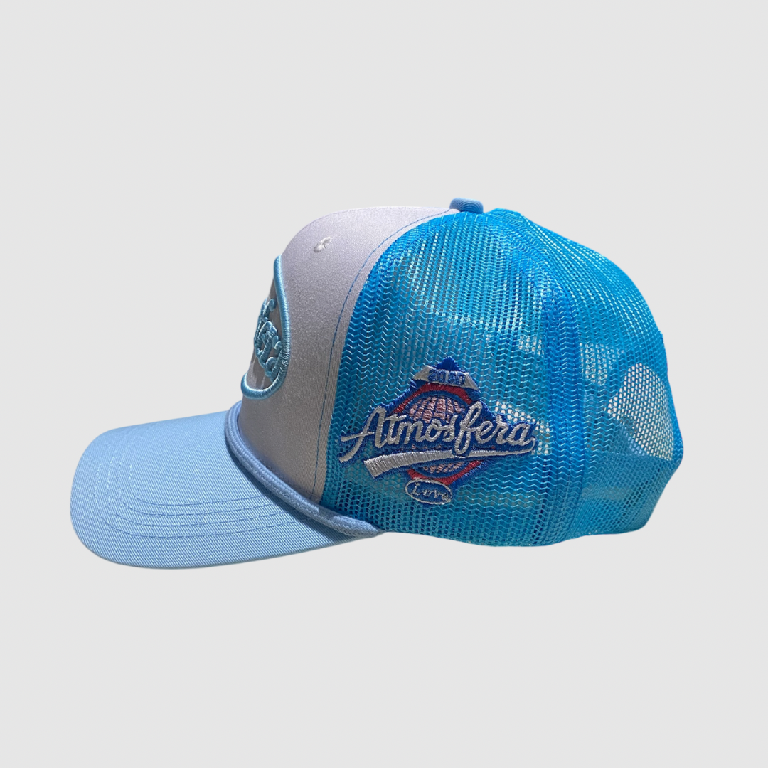 Gorra Atmosfera Celeste con Blanco