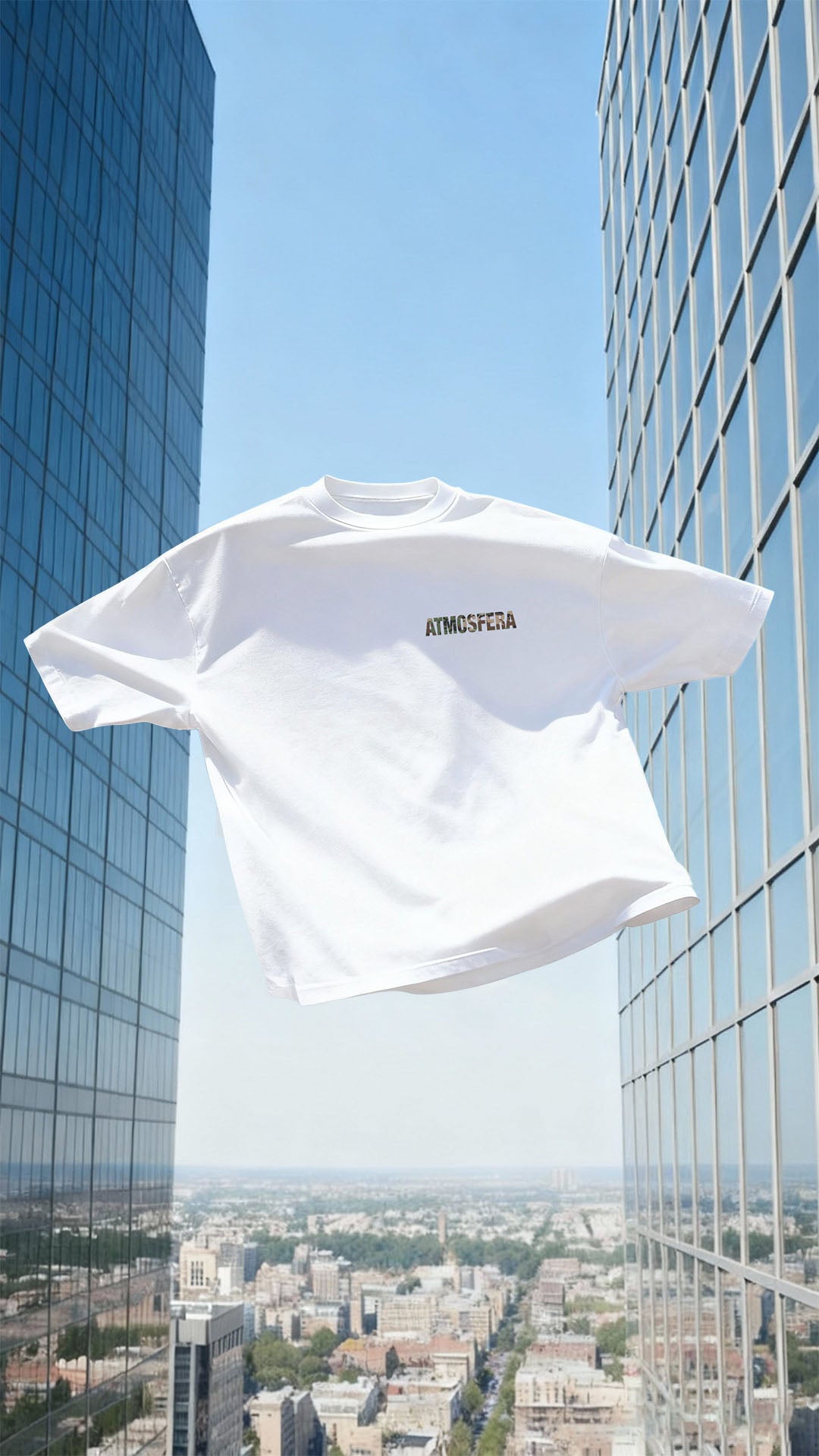 Polera Boxy Fit Atmosfera Winners Club blanco
