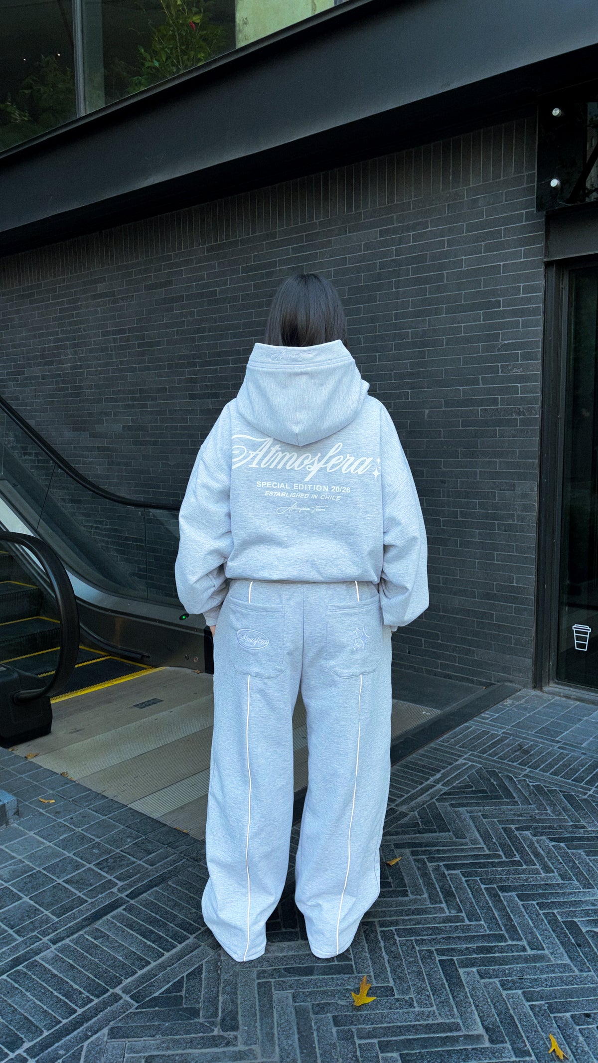 Buzo Atmosfera Nocturne Baggy Fit Gris