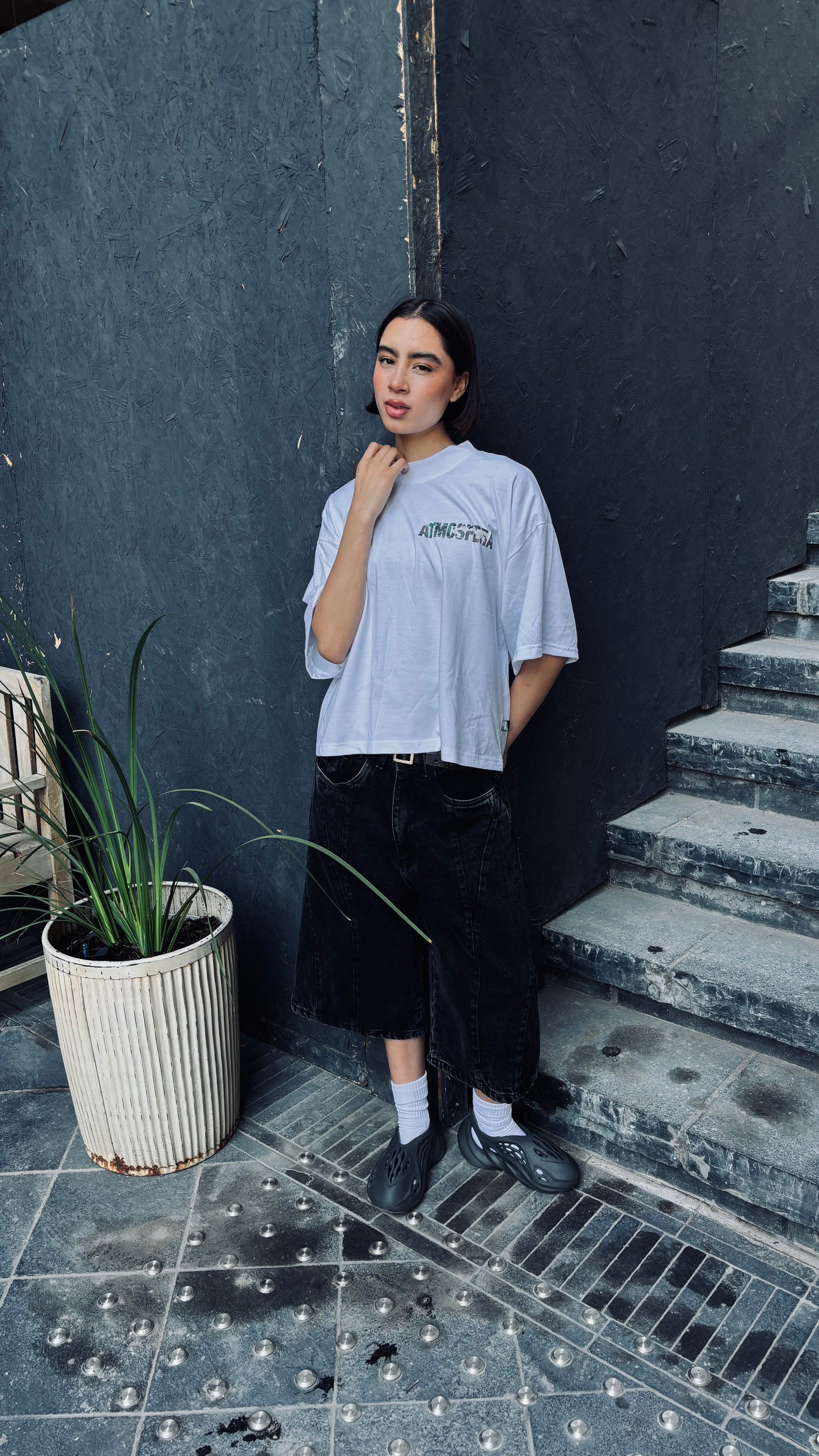 Polera Boxy Fit Atmosfera Winners Club blanco