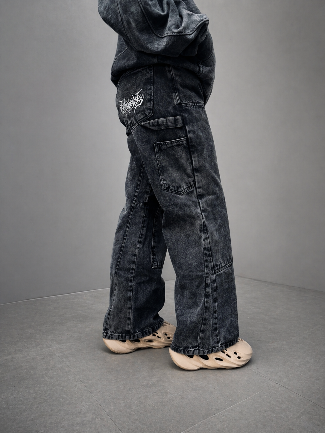 Pantalón Flare Tree Infernó Negro