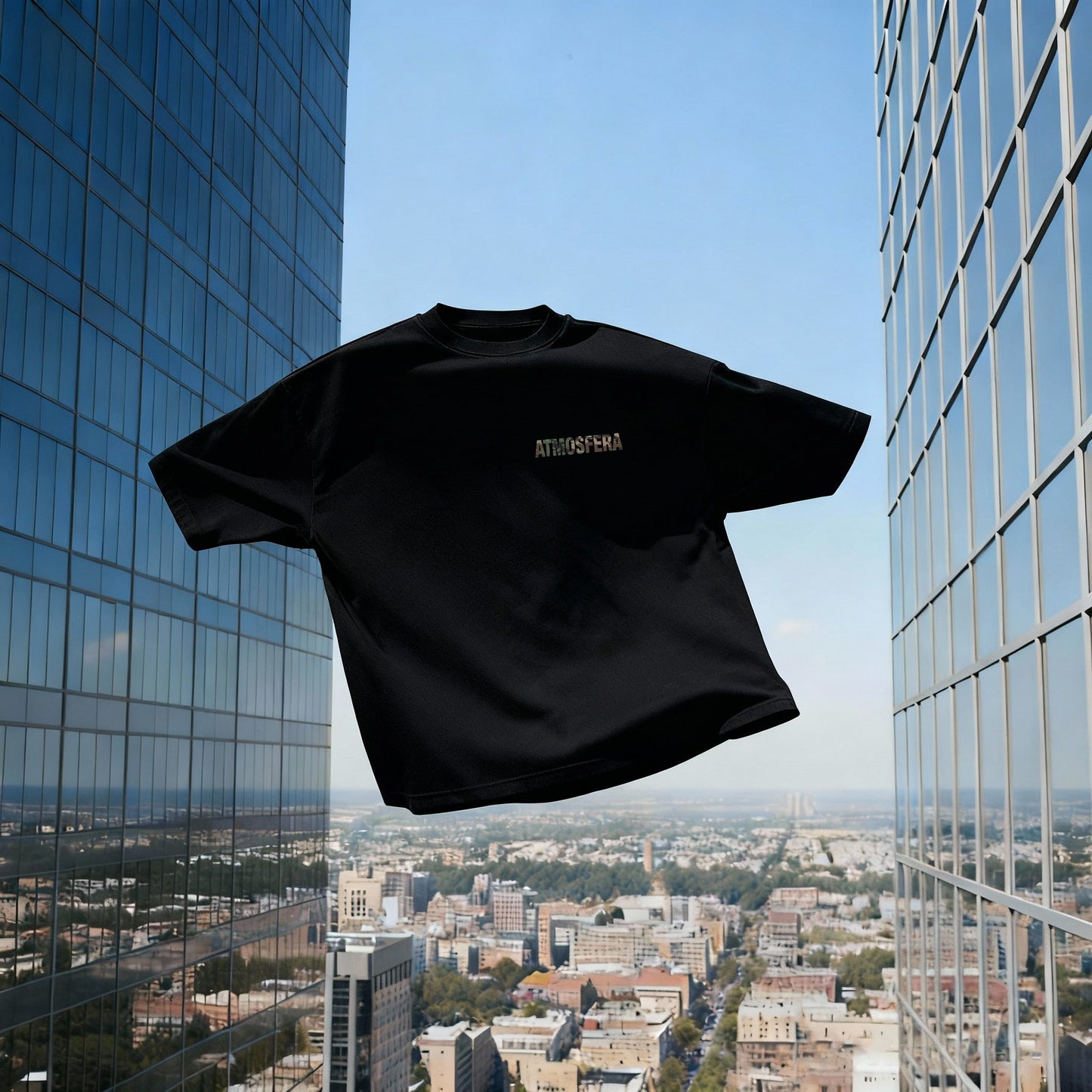 Polera Boxy Fit Atmosfera Winners club Negra