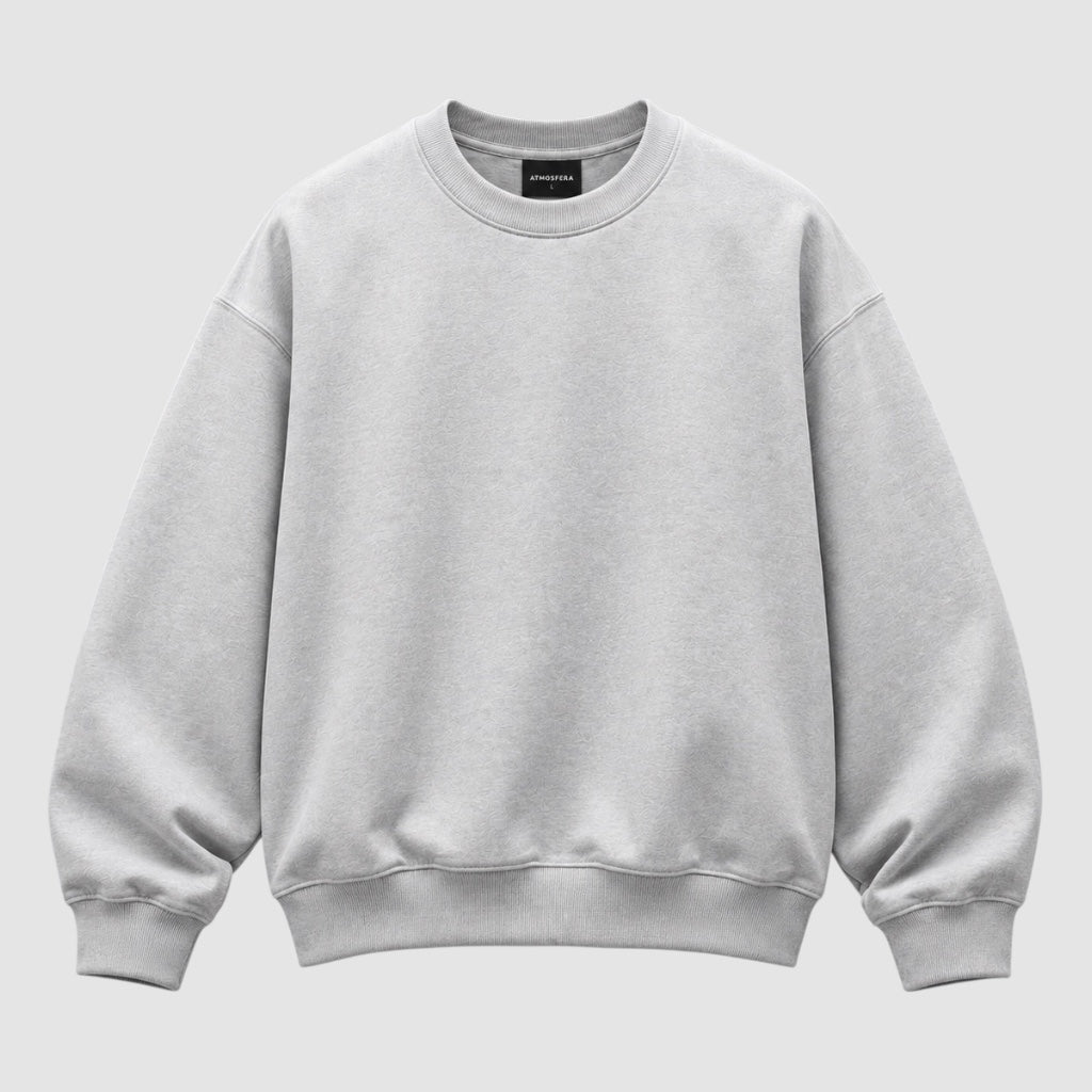 Polerón Crewneck Boxy Fit – Atmosfera Essential