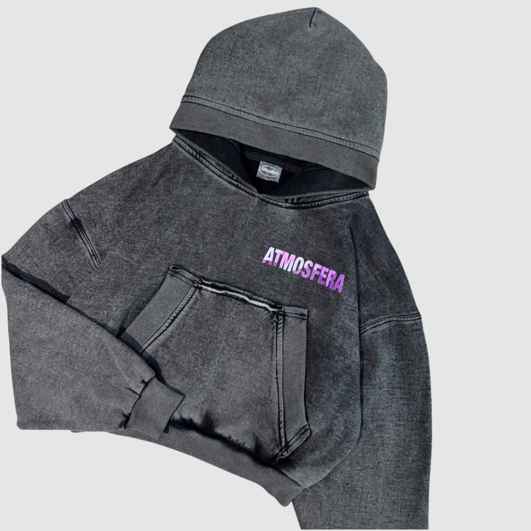 Poleron Boxy Fit Atmosfera Winners Club Grabillado