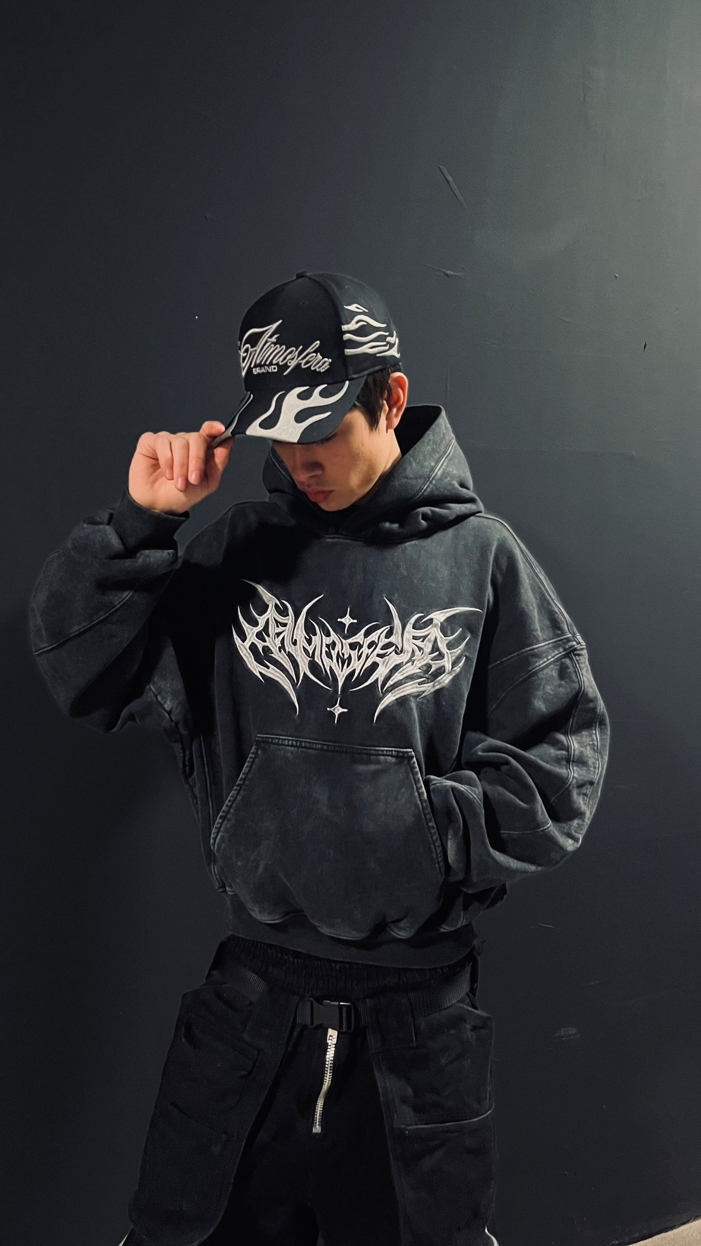Gorra Atmosfera Flame Negra