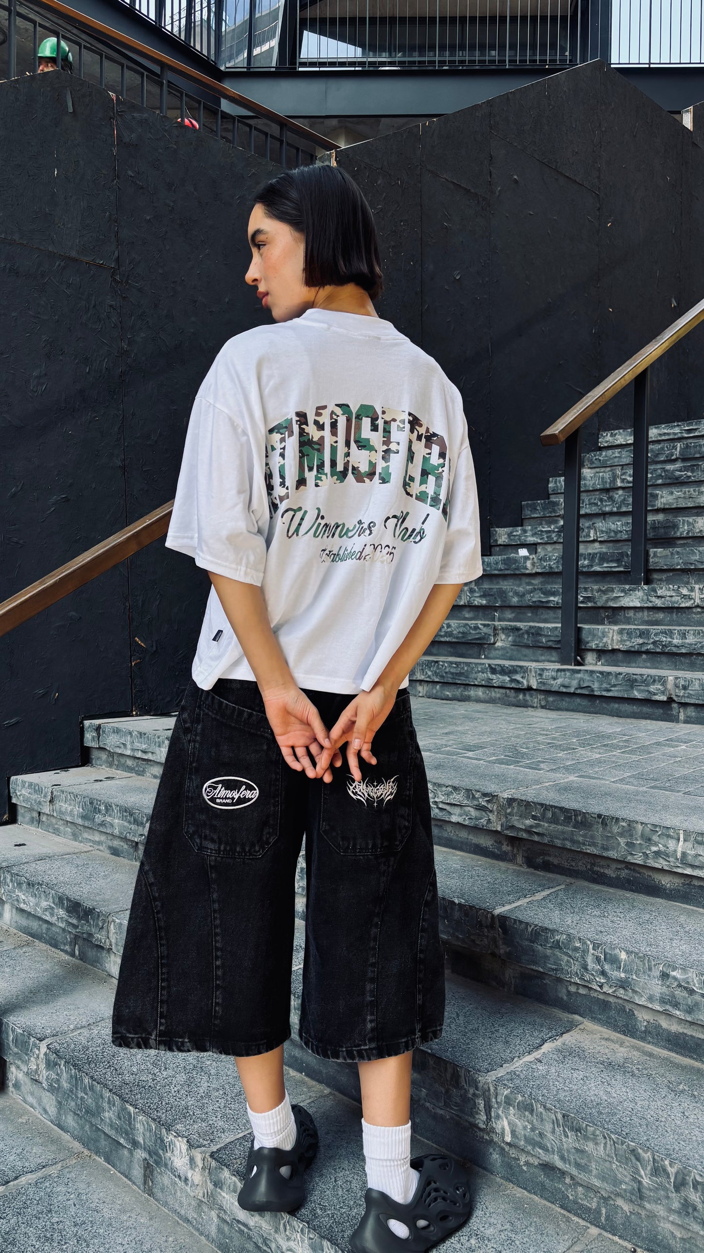 Polera Boxy Fit Atmosfera Winners Club blanco