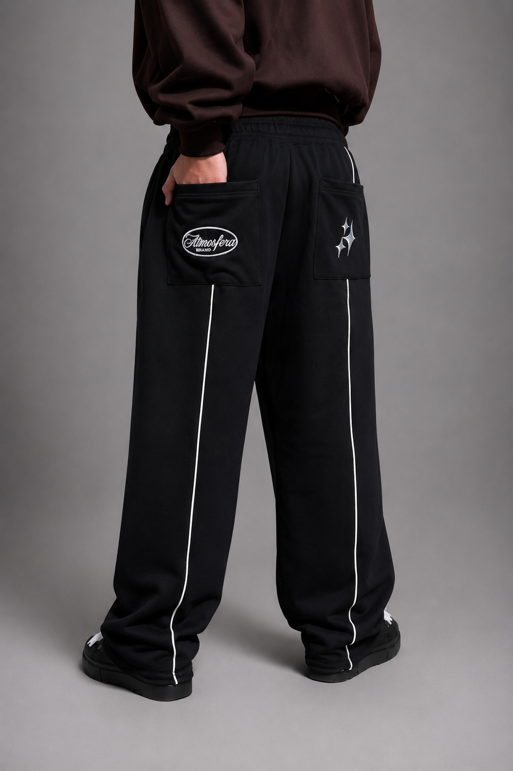 Buzo Atmosfera Nocturne Baggy Fit Negro