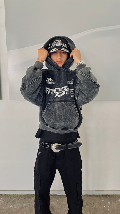 Poleron Boxy Fit Atmosfera Gravite Grabillado