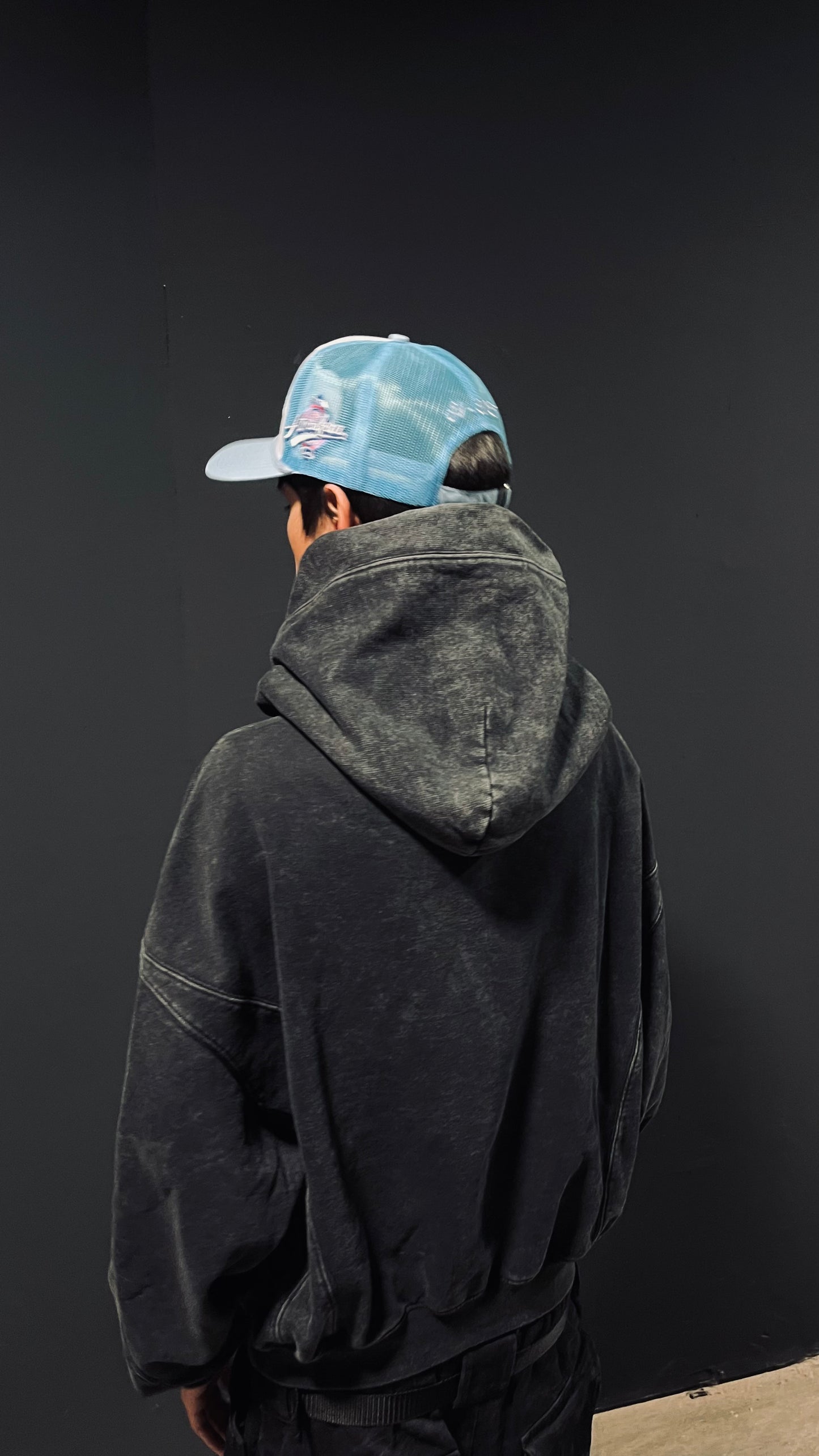Gorra Atmosfera Celeste con Blanco