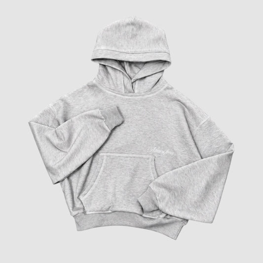 Polerón Atmosfera Nocturne Boxy Fit Gris