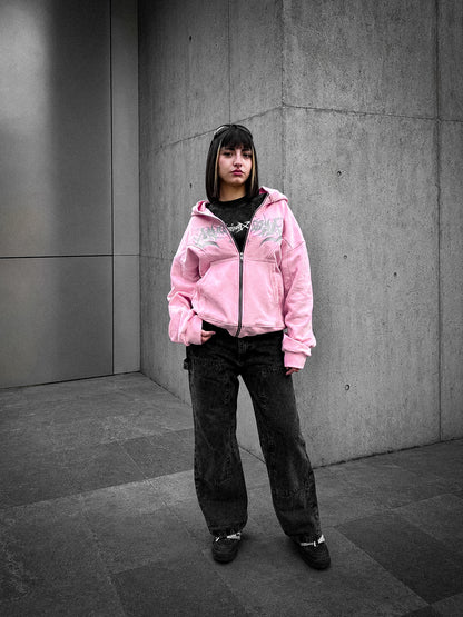 Poleron Atmosfera Infernó Esencial Rosado Pastel