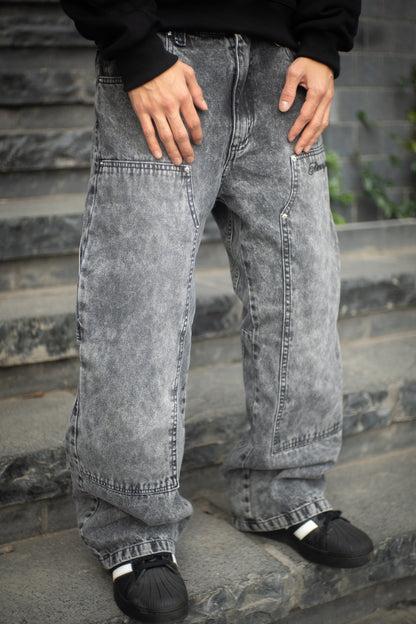 Pantalón Flare Carpintero Doble rodilla Atmosfera Grabillado