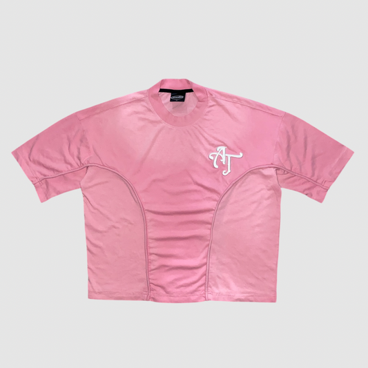 Polera Boxy Fit Atmosfera Rosada