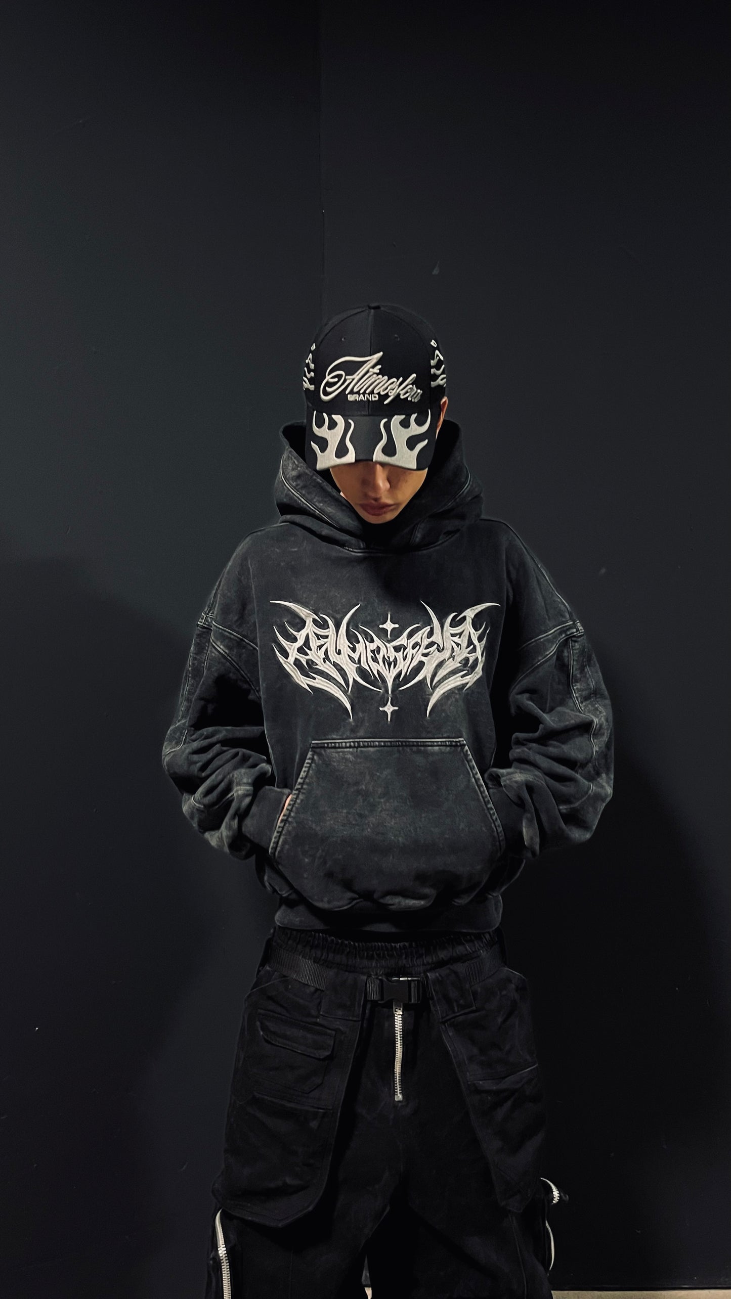 Gorra Atmosfera Flame Negra