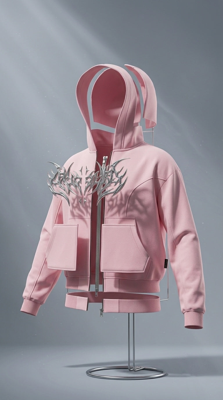 Poleron Atmosfera Infernó Esencial Rosado Pastel
