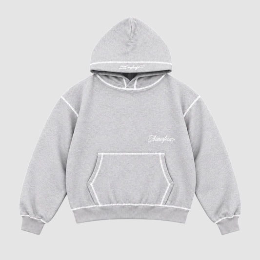 Polerón Atmosfera Nocturne Boxy Fit Gris