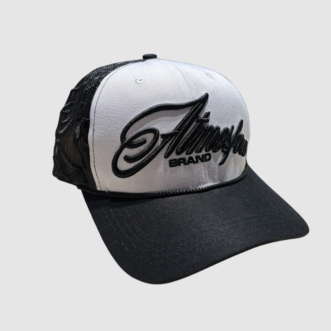 Gorra Atmosfera Brand Blanca con Negro