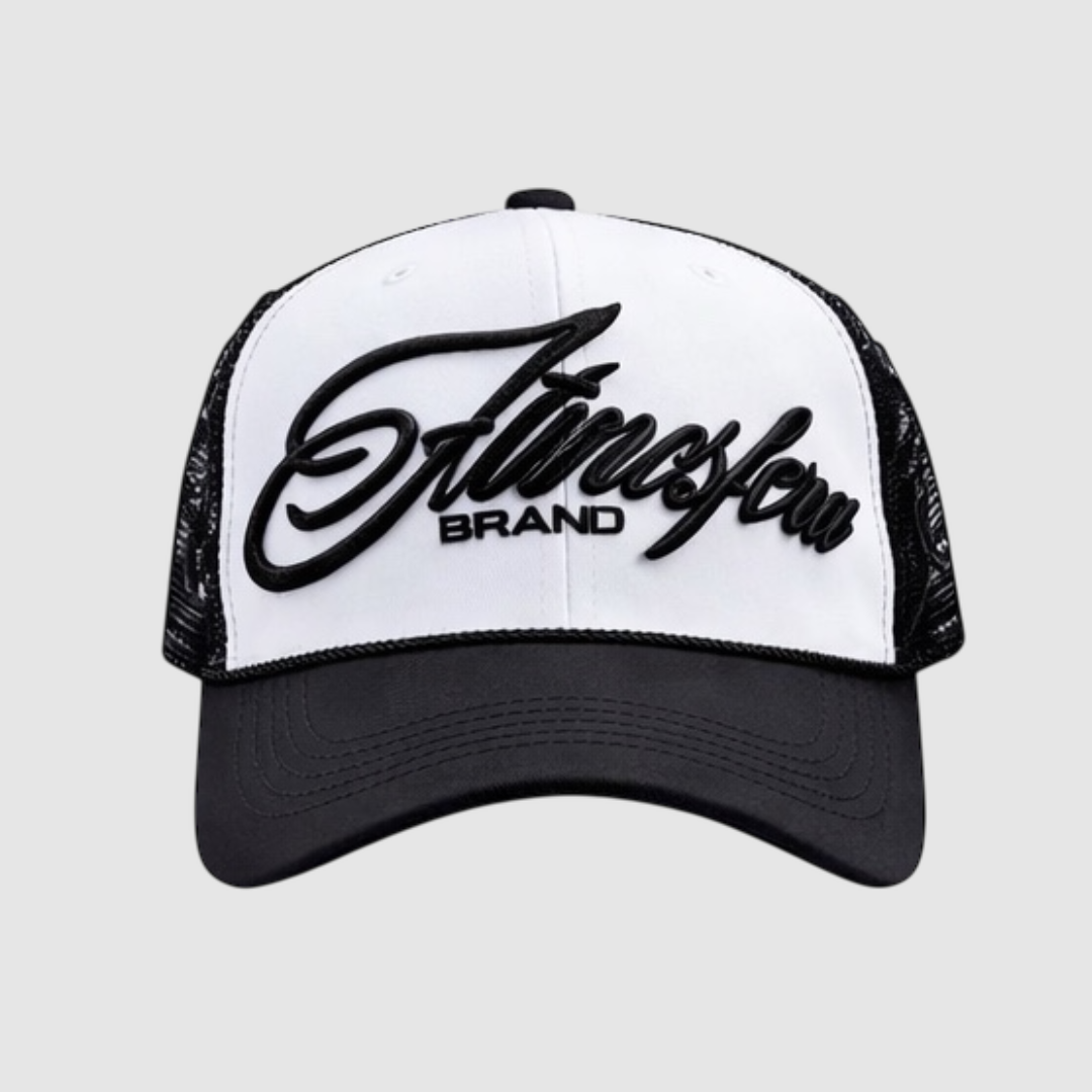 Gorra Atmosfera Brand Blanca con Negro