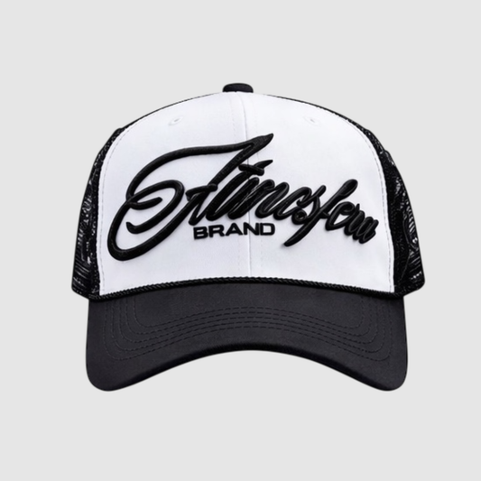 Gorra Atmosfera Brand Blanca con Negro