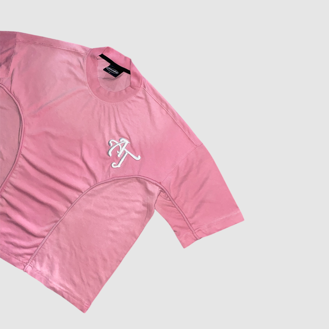 Polera Boxy Fit Atmosfera Rosada
