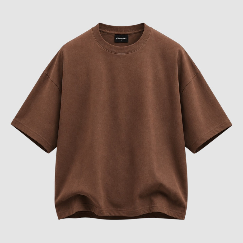 Polera Boxy Atlosfera Boxy Fit Basica.                                       PRE - ORDEN 15 Días Hábiles