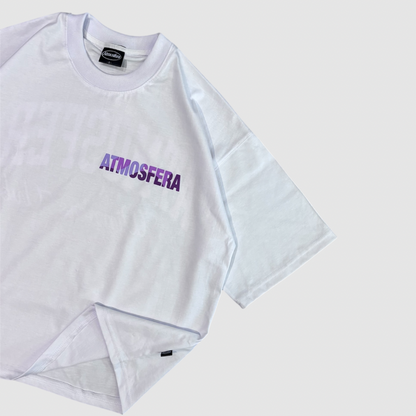 Polera Boxy Fit Atmosfera Winners club blanca camuflada rosa