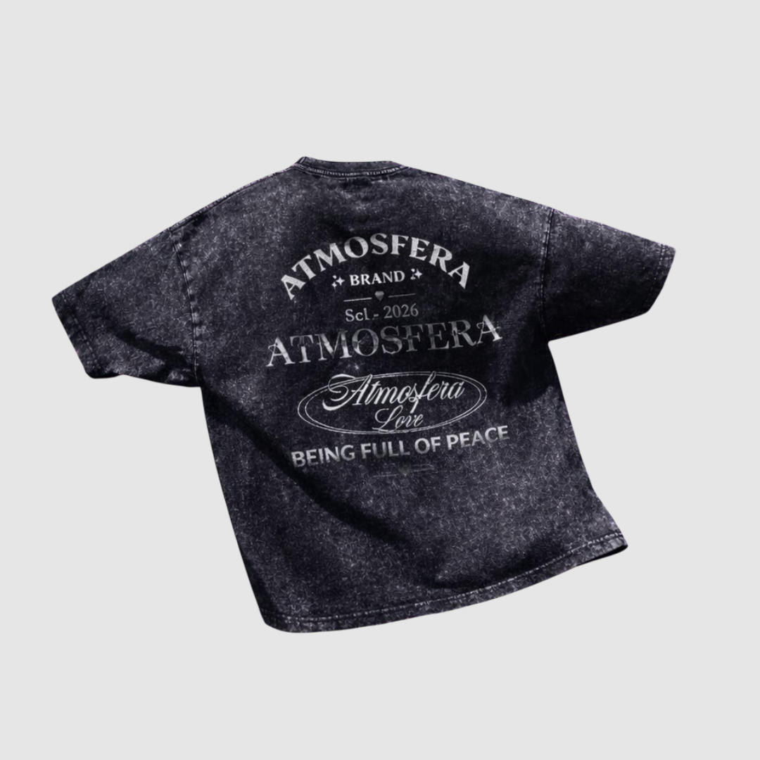 Polera Boxy Fit Atmosfera Love Grabillada