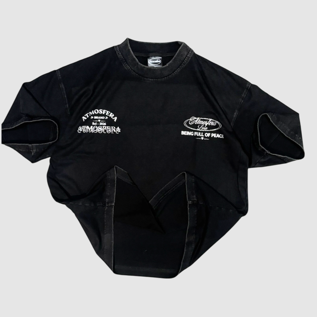 Polera Boxy Fit Atmosfera Love Grabillada