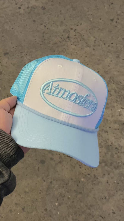 Gorra Atmosfera Celeste con Blanco